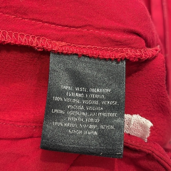 Maeve Grier Red Midi Wide Leg Jumpsuit - Picture 10 of 16